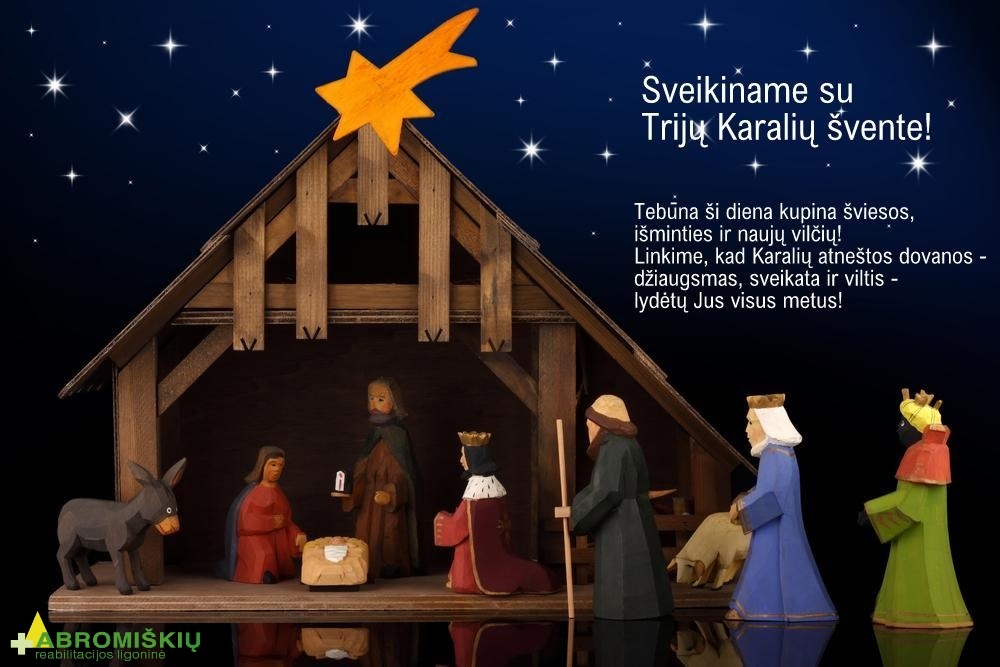 Sveikiname Trijų Karalių šventės proga!